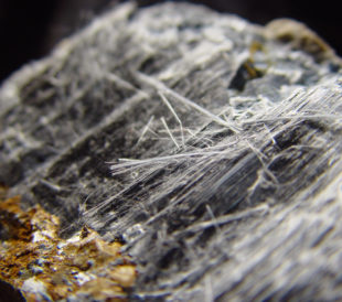 Crocidolite Asbestos Ore Sample