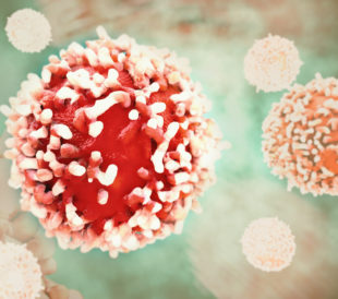 Cancer cell digital illustration