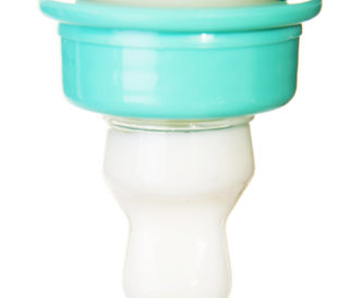 Baby formula milk in bottle