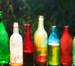 colored glass may affect spectroscopy scan