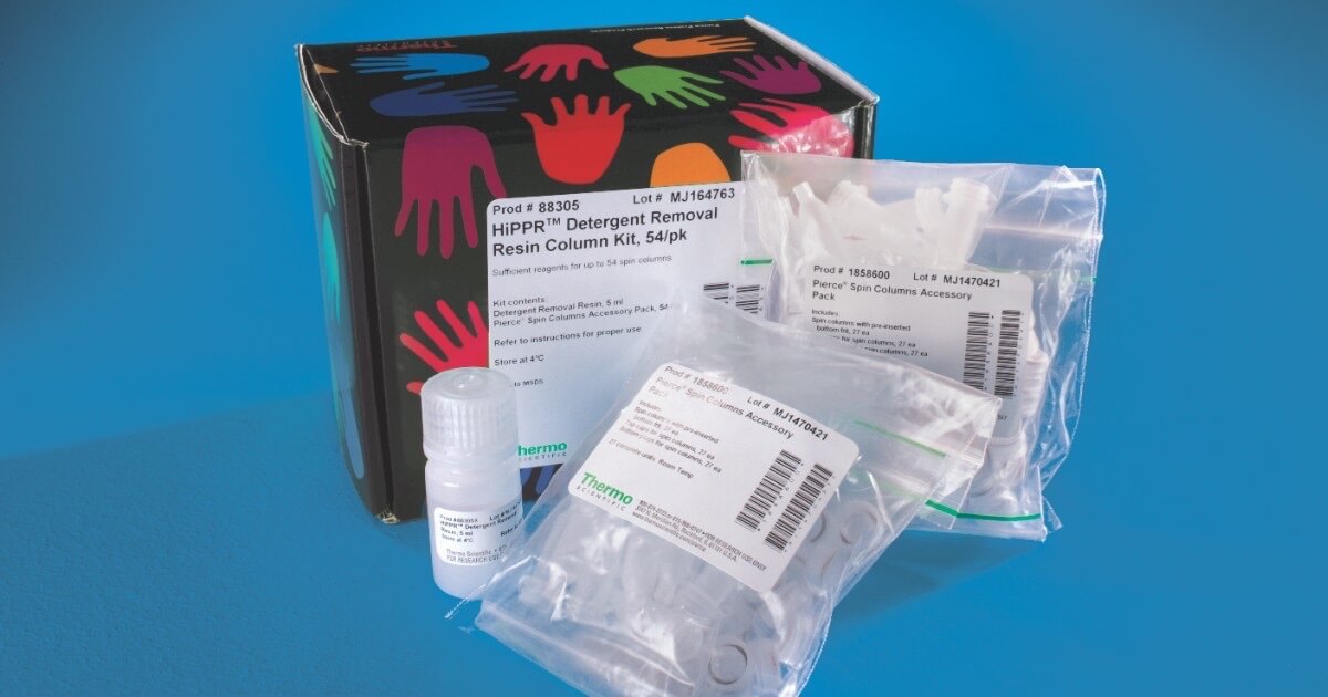 タンパク質サンプルから高濃度の界面活性剤を効率よく迅速に除去